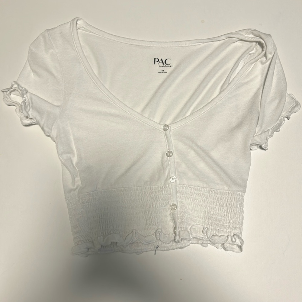 T-shirt crop top